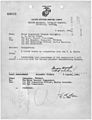 Letter of resignation from the U.S. Marine Corps, to accept a position with the Central Aircraft Manufacturing... - NARA - 299719