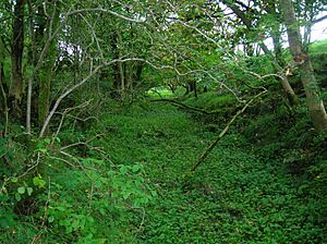Lylestone old route to High Monkredding