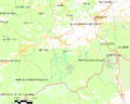 Map commune FR insee code 66049
