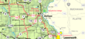 Map of Atchison Co, Ks, USA