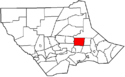 Map of Lycoming County Pennsylvania Highlighting Upper Fairfield Township.png