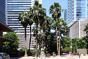 Margaret Moser Plaza Austin Texas 2020