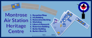 Montrose Air Station Heritage Centre Layout 2024