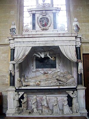 Monument to Anne Lady Beauchamp, Edington Priory Church - geograph.org.uk - 1009133