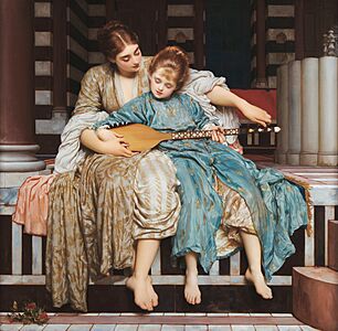 Music Lesson, 1877 by Frederic Leighton