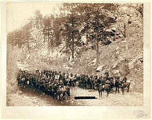 Near Fort Meade. "I" troop, 8th Cavalry LCCN99613849