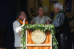 Neil Abercrombie sworn in as Governor of Hawaii