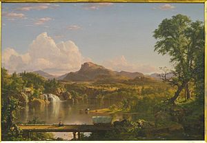 New England Scenery, Frederic Edwin Church, 1851 - Museum of Fine Arts, Springfield, MA - DSC03984