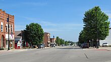 Newberry, Michigan along M-123 (June 2021)