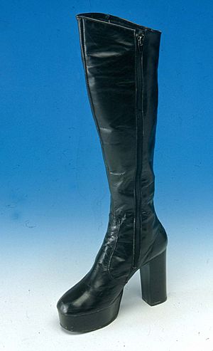 Northampton Museum 1979.123.1 womens boot 1970s