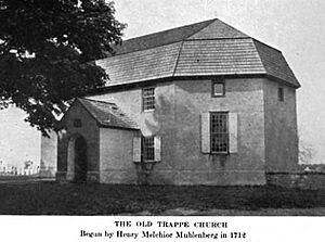 Old Trappe Church Exterior 1919
