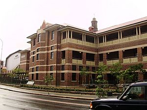 Petrie Terrace Police Depot (former) (2009), view from Petrie Terrace (the street)