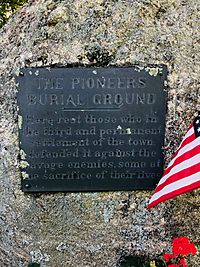Pioneers Burial Ground marker