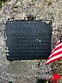 Pioneers Burial Ground marker
