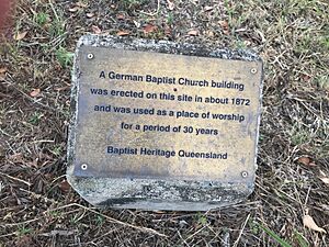 Plaque for Vernor German Baptist Church, 2023