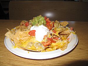 Plate of Nachos at Maui Tacos