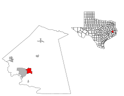 Location of Livingston, Texas