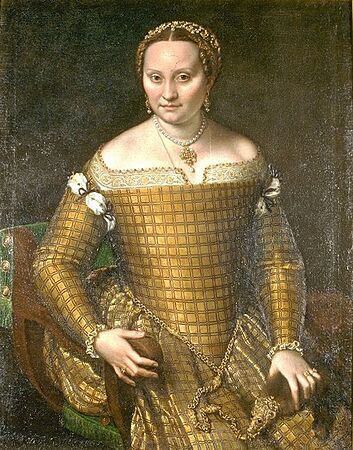 Portrait of Bianca Ponzoni Anguissola, by Sofonisba Anguissola