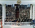 President Kennedy inaugural address (color)