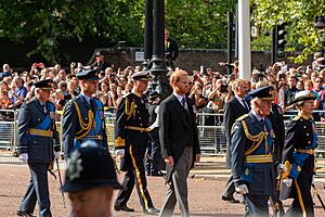 Procession to Lying-in-State of Elizabeth II at Westminster Hall - 66