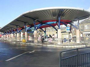 Pudsey's New Bus Station - looking towards Church Lane - geograph.org.uk - 2253723