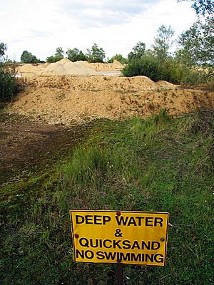 Quicksand warning
