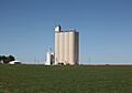 Rhea, Parmer County, Texas, grain elevator, 2010
