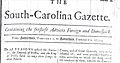 SC Gazette 2 2 1734 front page