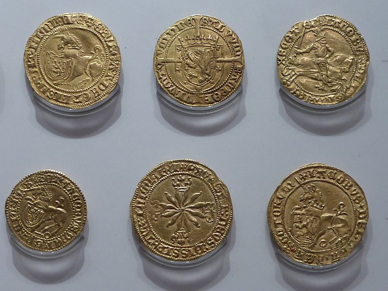 Scottish unicorns; reigns of James III and James IV