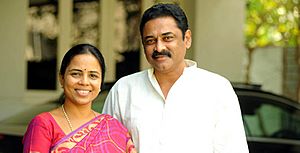 Shobha Nagi Reddy with her husband