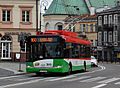 Solaris trolleybus, Plac Łokietka, Lublin, Poland 01