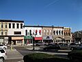 South half of the west side of Courthouse Square, Monroe Commercial District