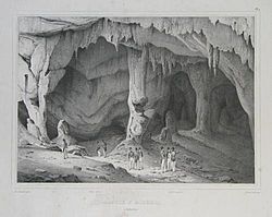 St Michael's Cave, 1830