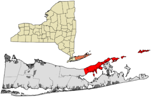 Location in Suffolk County