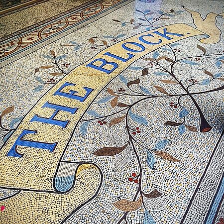 The Block mosaic floor
