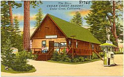 Resort postcard c.1930s