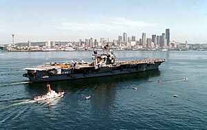 USS Constellation (CV-64) in Seattle