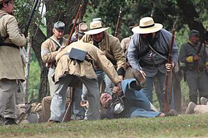 Union Soldier Attacked