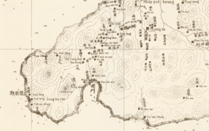 Volonteri's map of the Xin'an County, 1866 (enlarged)