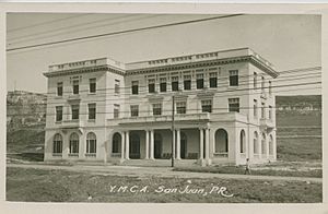 YMCA building in San Juan, Puerto Rico in the early 20th century