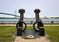 "King and Queen" by Sorel Etrog, Windsor, Ontario, 2025-06-01