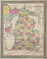 1853 Mitchell Map of Michigan - Geographicus - Michigan-mitchell-1850