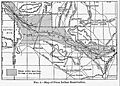 1904 map of Pima Indian Reservation showing groundwater and geographic landmarks