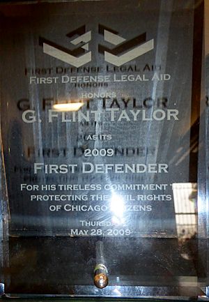 2009 First Defense Legal Aid Award