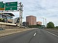 2016-09-03 08 44 00 View north along Interstate 91 just north of Exit 32 (Trumball Street-Interstate 84) in Hartford, Hartford County, Connecticut