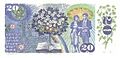 20 Czechoslovakan koruna 1985-1989 Issue Reverse