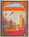 A 19th century painting depicting Guru Tegh Bahadur