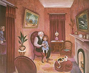 A Young Miss Rumphius and her Grandfather; Illustrated by Barbara Cooney.