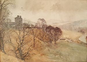 Aikwood Tower, Selkirk (1914) by Tom Scott RSA
