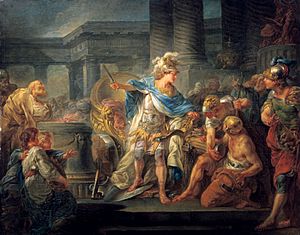 Alexander cuts the Gordian Knot